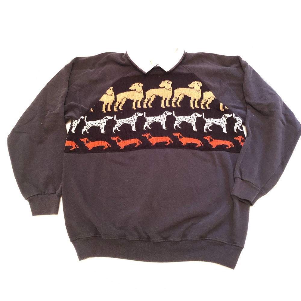 Cute sweatshirt with dogs Size L
